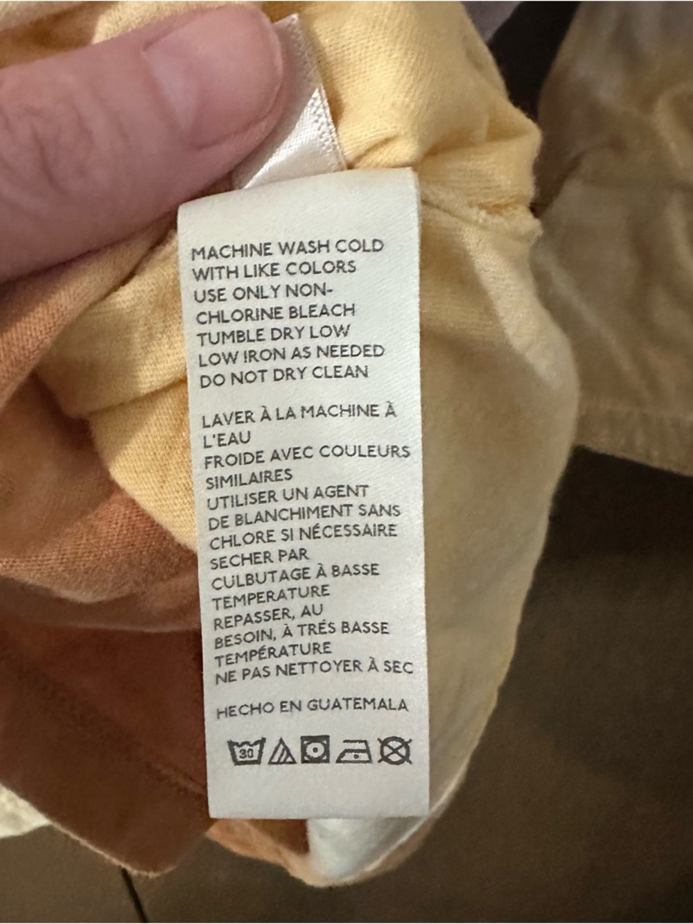 Free People We the Free Tie-Dye Tee Lilac Woods Long Sleeve Shirt Size Large - Picture 9 of 12